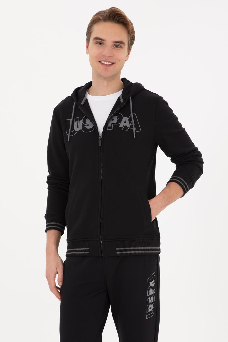 Erkek Siyah Örme Hırka