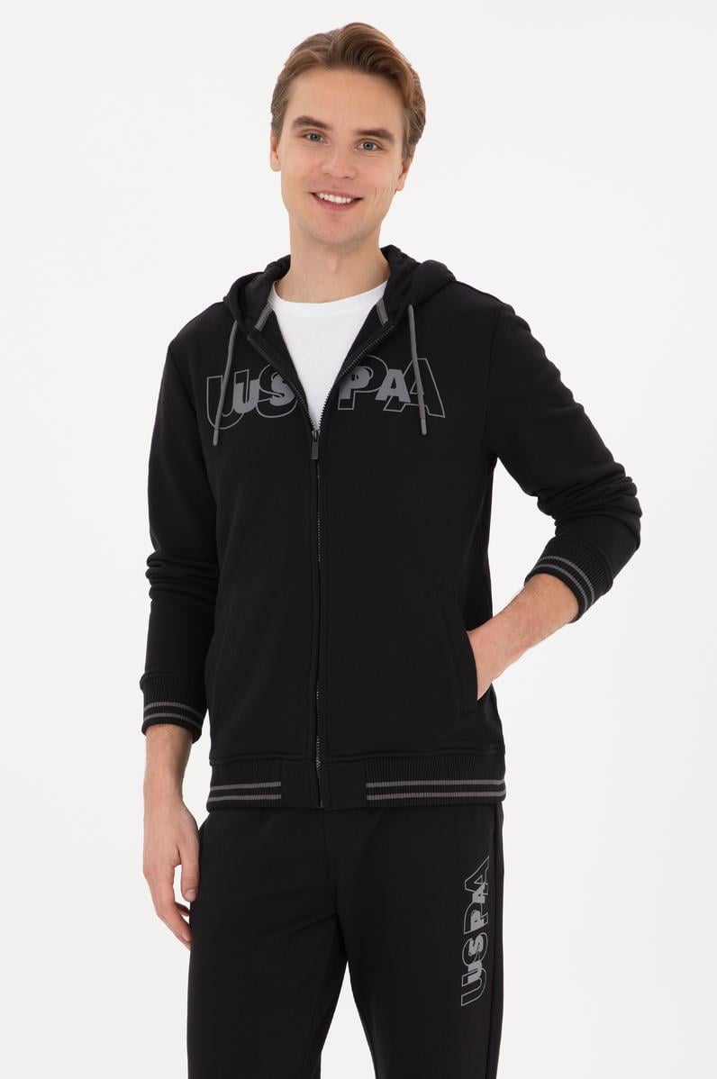 Erkek Siyah Örme Hırka