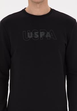 Erkek Regular Fit Bisiklet Yaka Siyah Sweatshirt - 50316372026