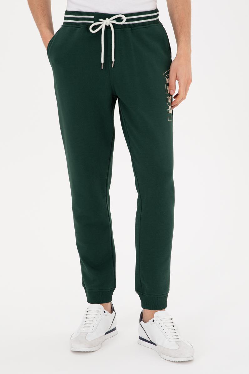 Erkek Koyu Yeşil Eşofman Altı