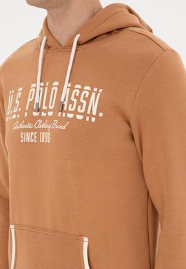 Erkek Regular Fit Kapüşonlu Camel Sweatshirt - 50315527001