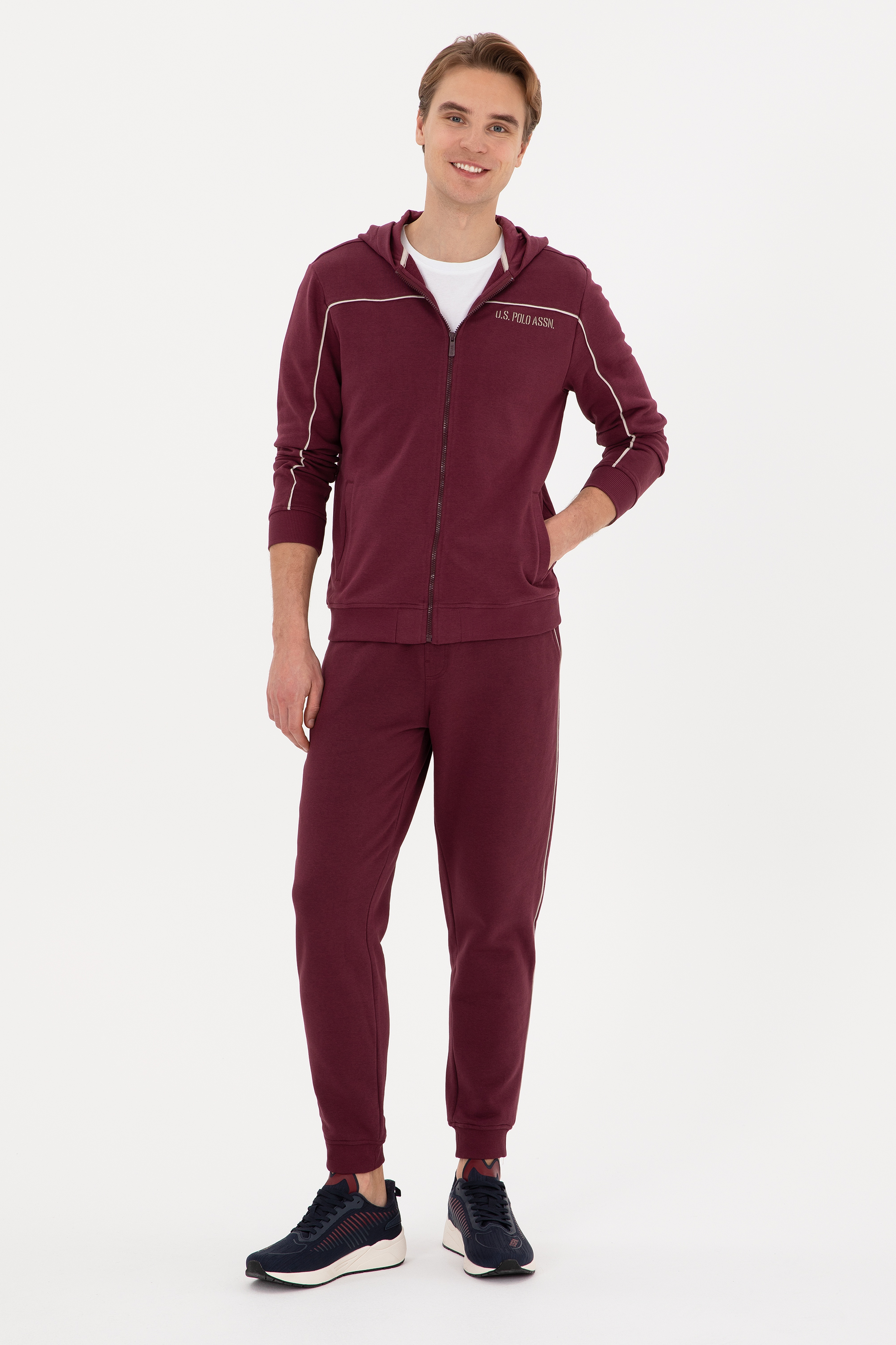 Erkek Bordo Eşofman Altı - Image 1