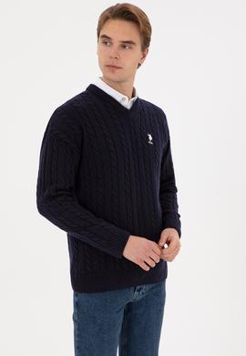 Erkek Lacivert Kazak - 50315038001