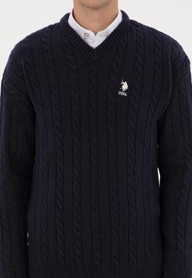 Erkek Lacivert Kazak - 50315038001