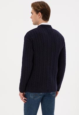 Erkek Lacivert Kazak - 50315038001