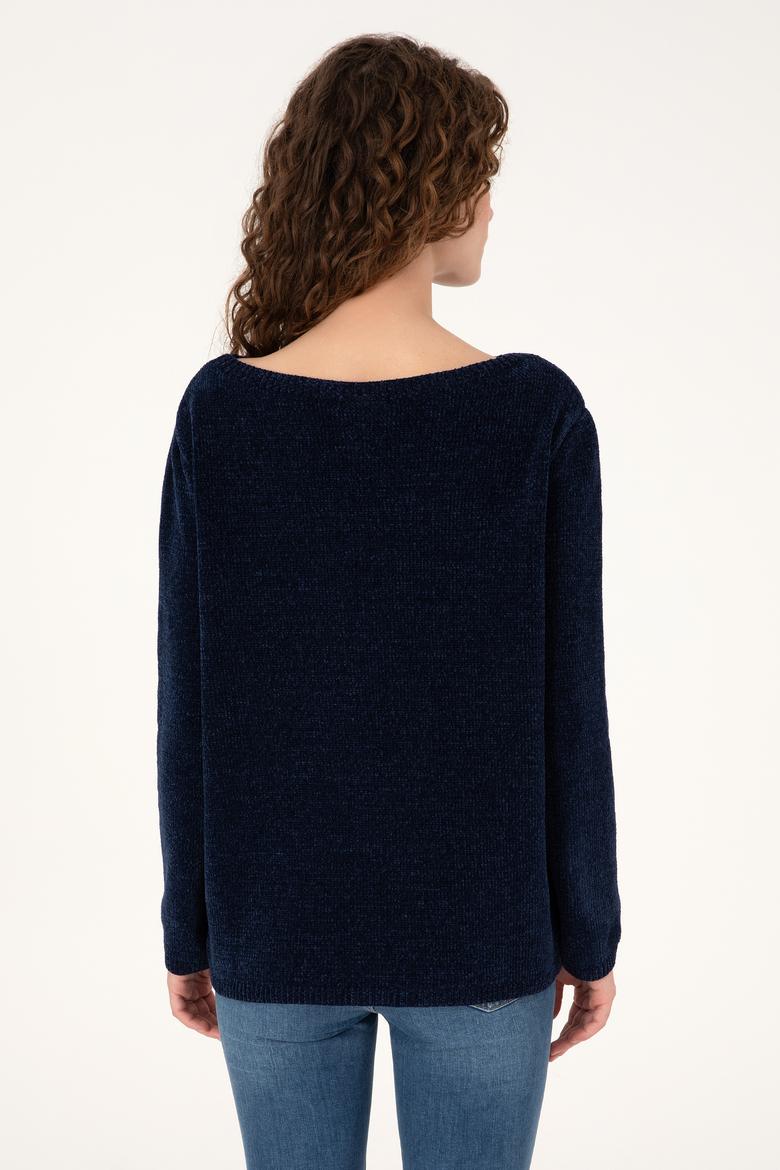 Kadın Lacivert Kazak - 50310047026