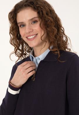 Kadın Lacivert Kazak - 50309661014