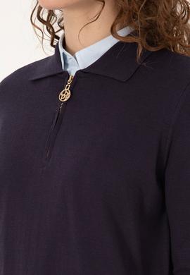 Kadın Lacivert Kazak - 50309661014