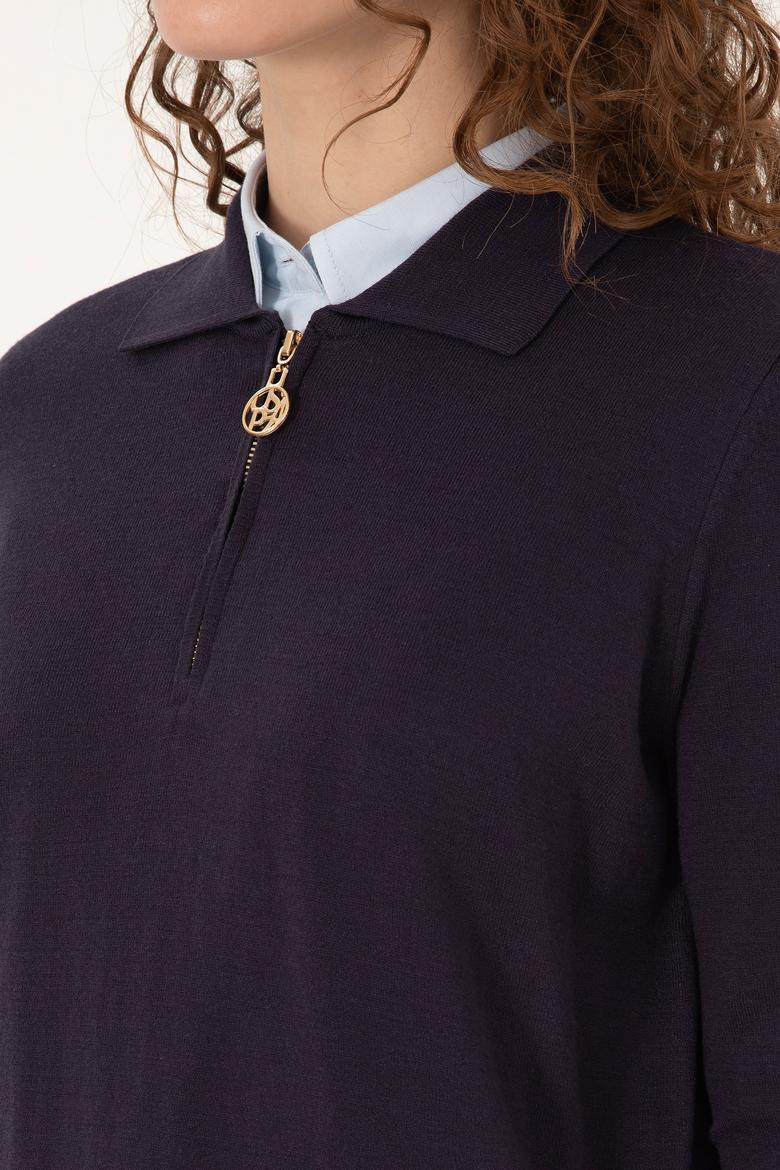 Kadın Lacivert Kazak - 50309661014