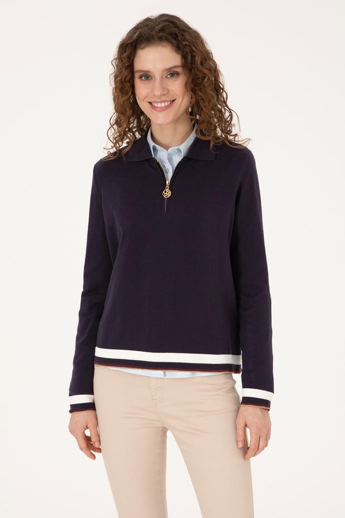 Kadın Lacivert Kazak