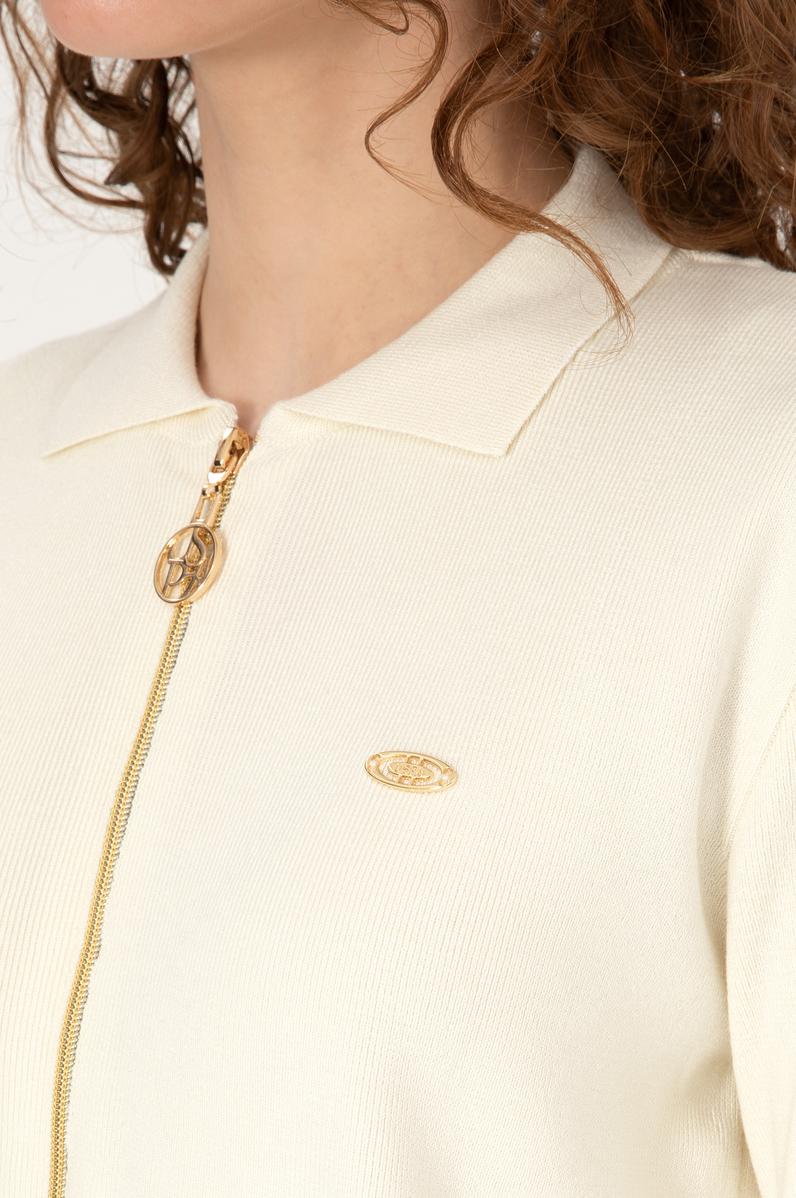 Kadın Krem Triko Hırka