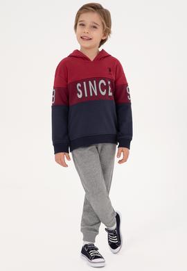 Erkek Çocuk Gri Melanj Eşofman Altı - 50307709034