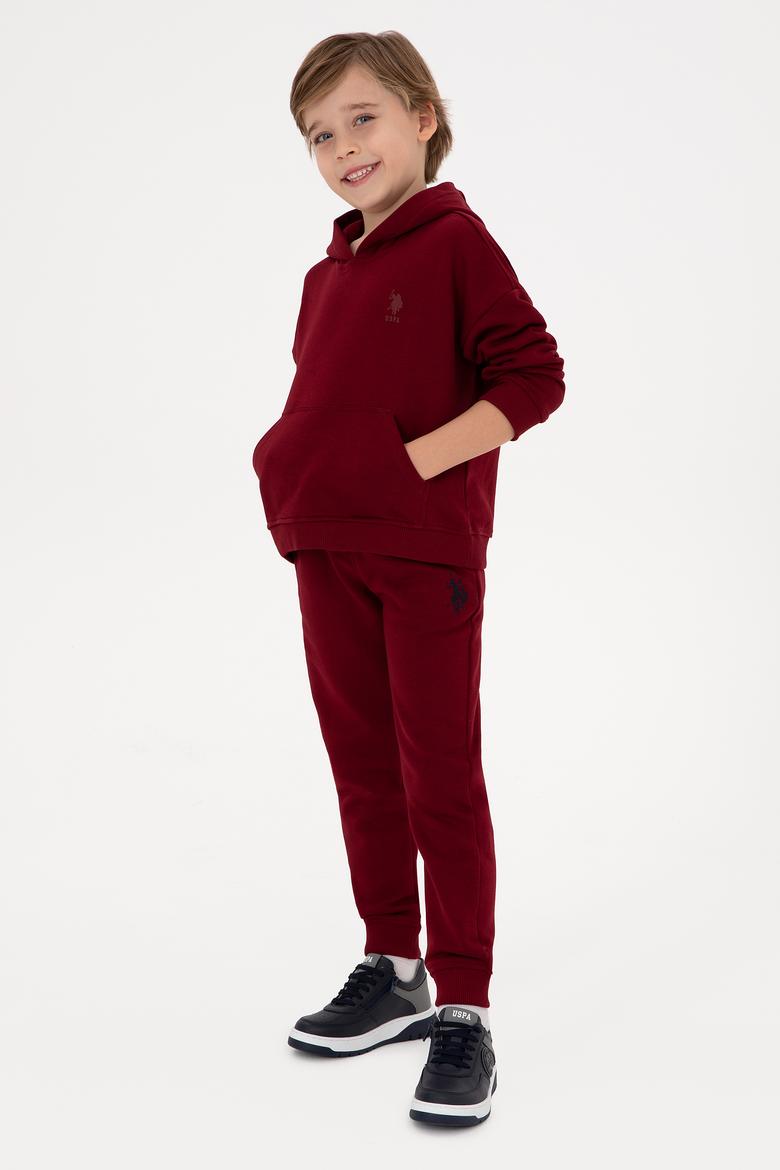 Erkek Çocuk Bordo Eşofman Altı