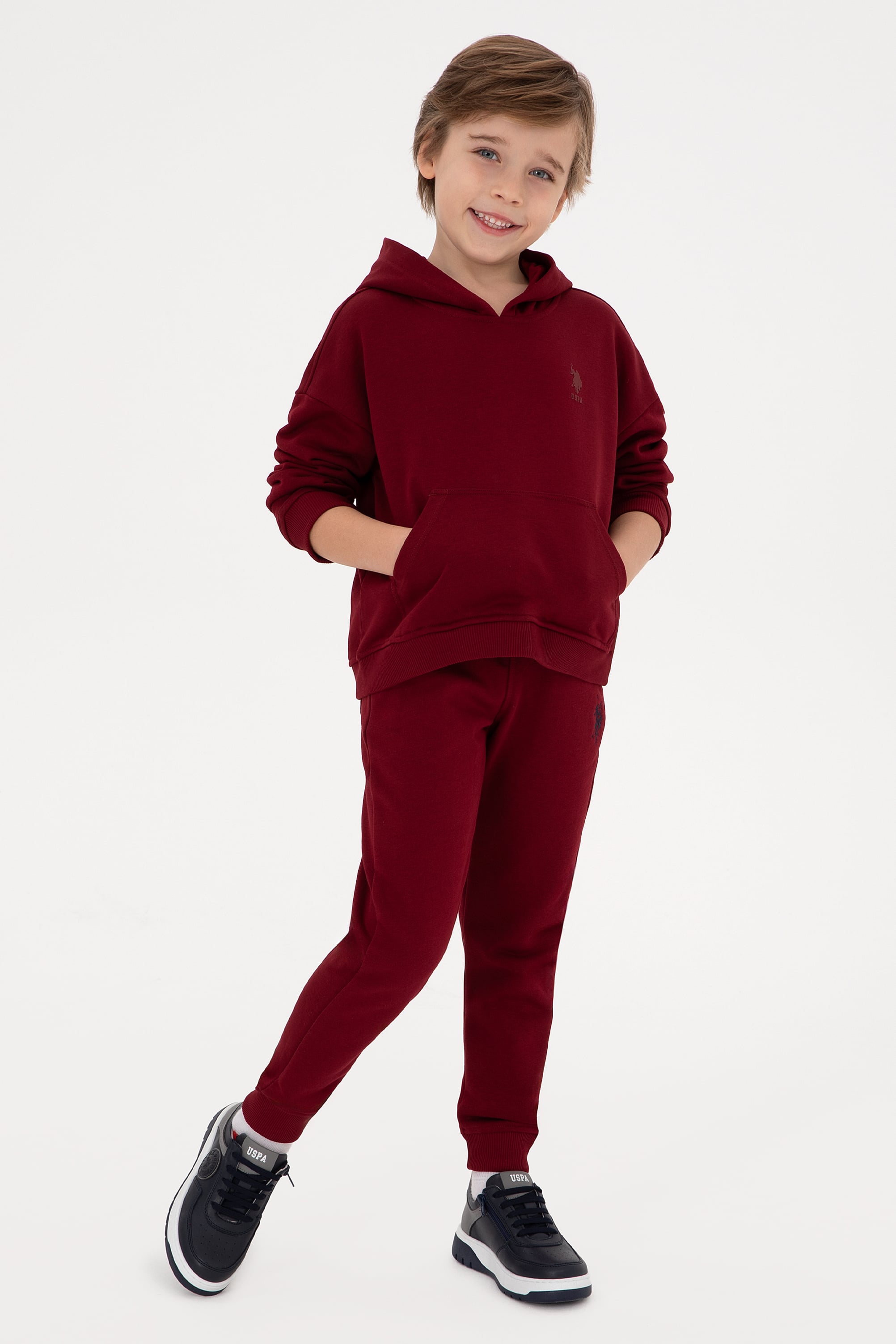 Erkek Çocuk Bordo Eşofman Altı - Image 2