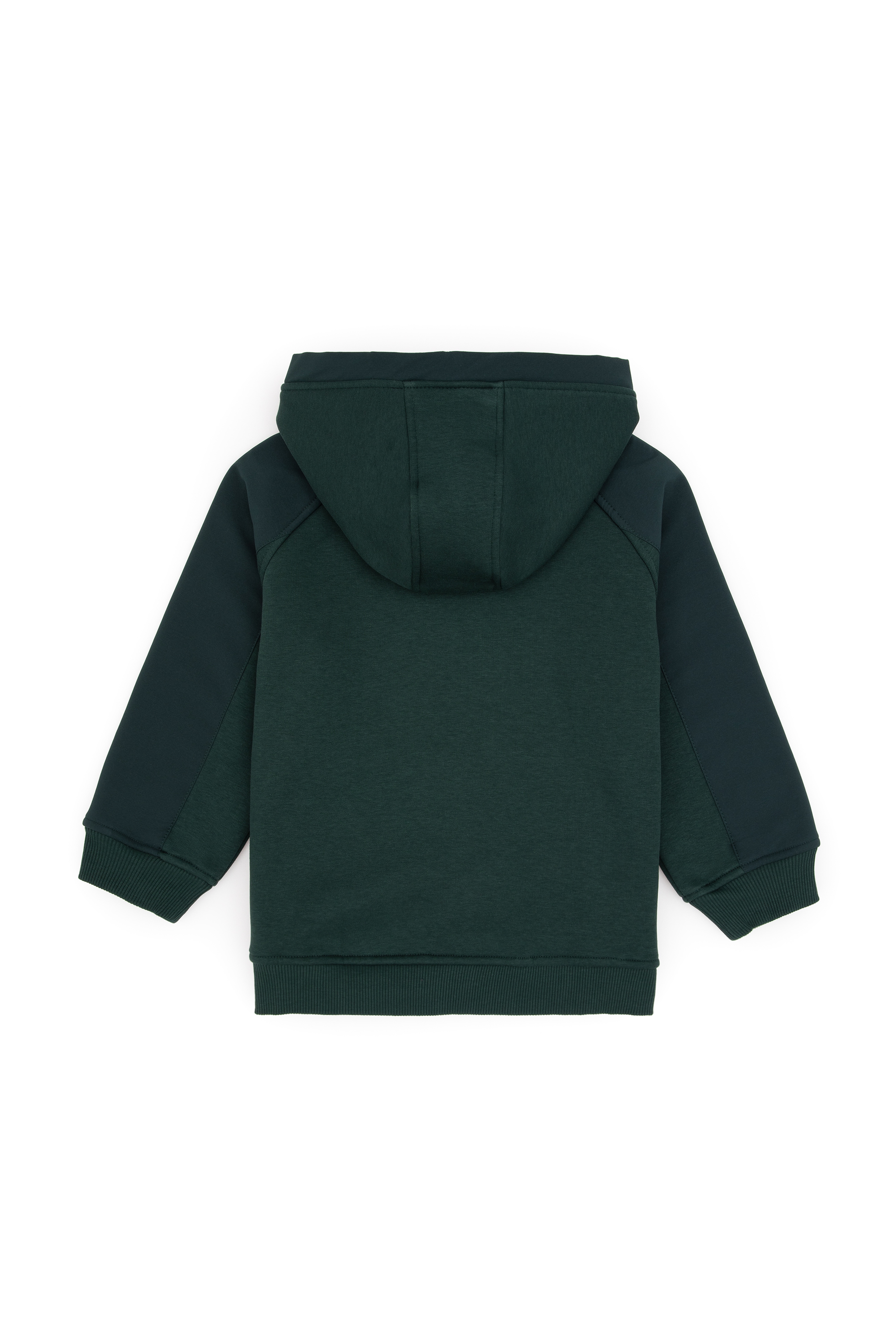 Erkek Çocuk Koyu Yeşil Kapüşonlu Sweatshirt
