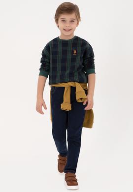 Erkek Çocuk Koyu Yeşil Sweatshirt - 50316520006