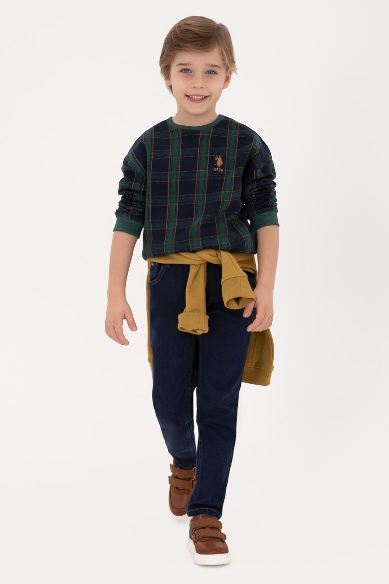 Erkek Çocuk Koyu Yeşil Sweatshirt - 50316520006