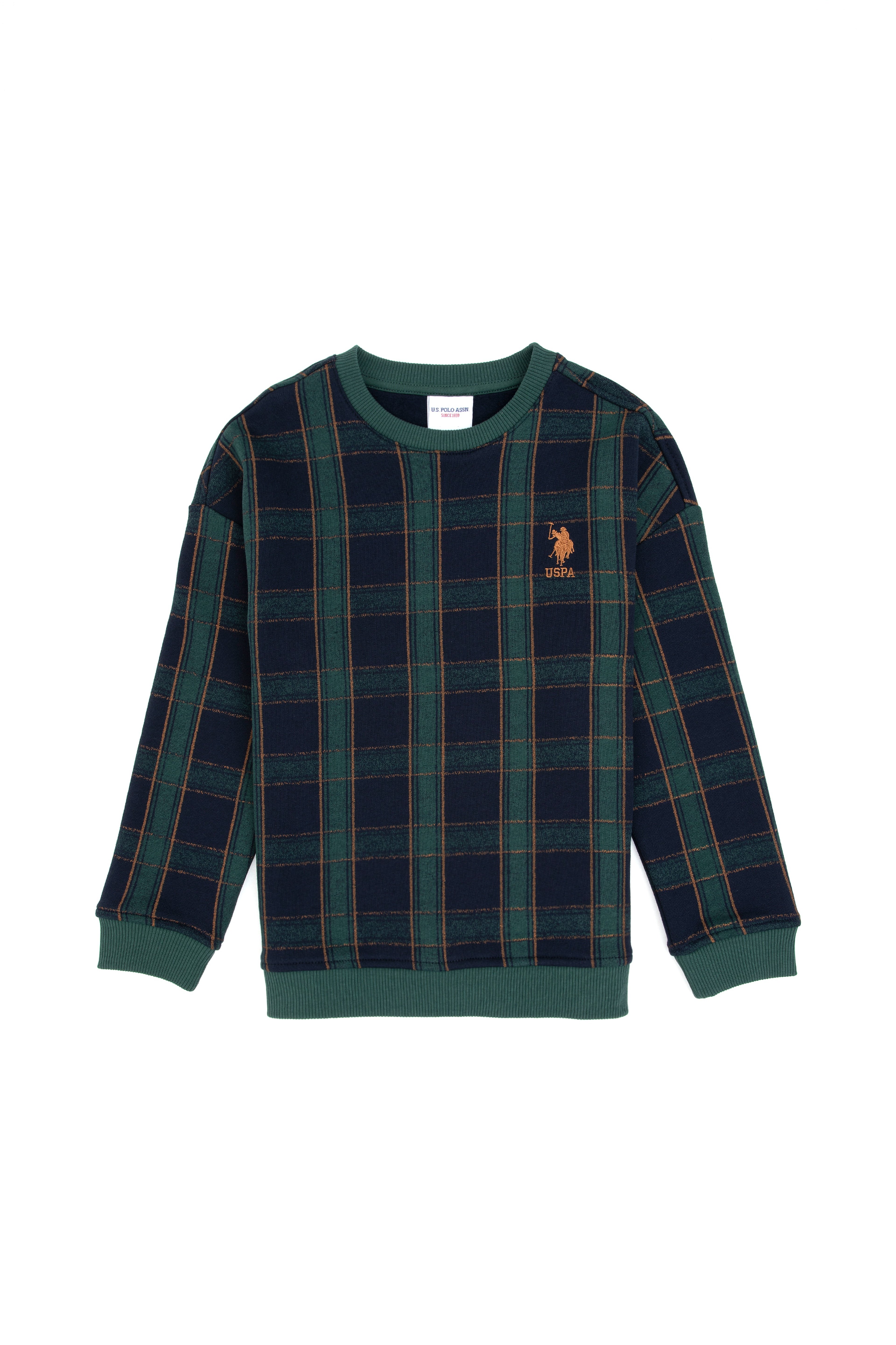 Erkek Çocuk Koyu Yeşil Sweatshirt - Image 3