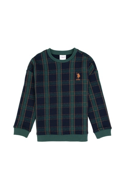Erkek Çocuk Koyu Yeşil Sweatshirt
