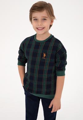 Erkek Çocuk Koyu Yeşil Sweatshirt - 50316520006