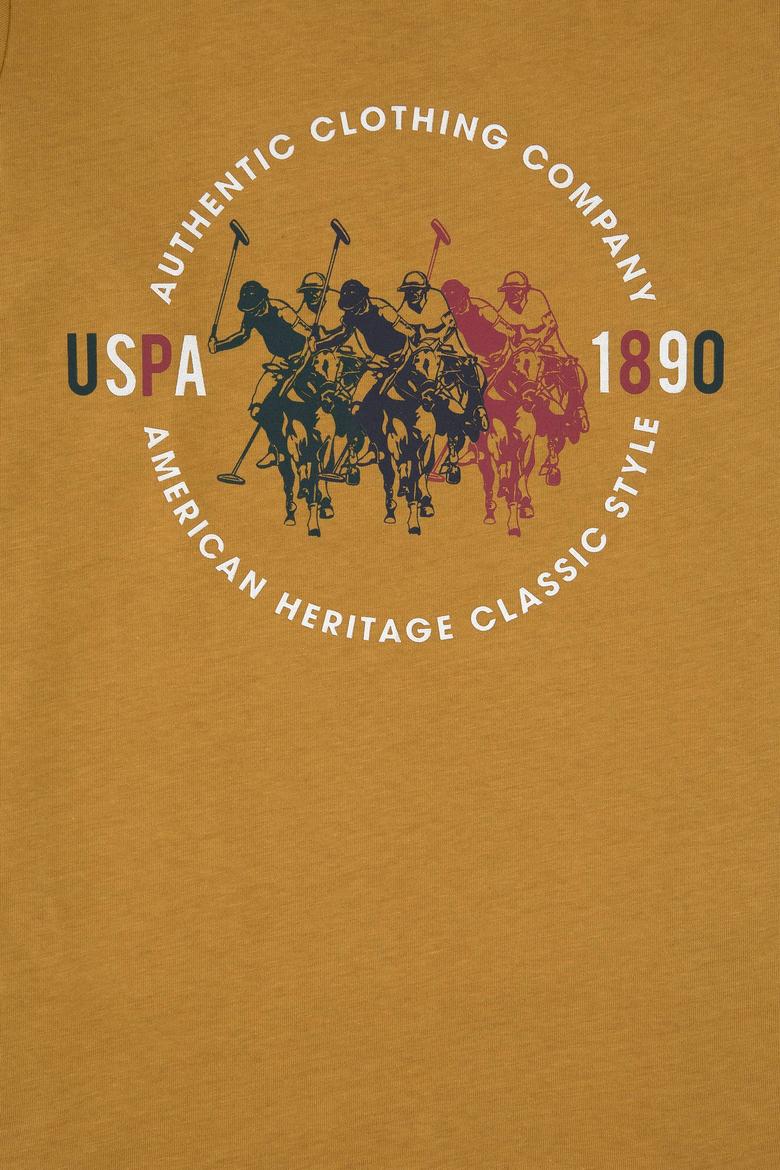 Erkek Çocuk Hardal Bisiklet Yaka Süprem Sweatshirt - 50316595025