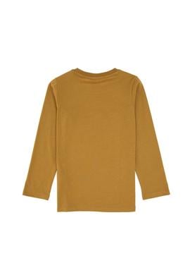 Erkek Çocuk Hardal Bisiklet Yaka Süprem Sweatshirt - 50316595025