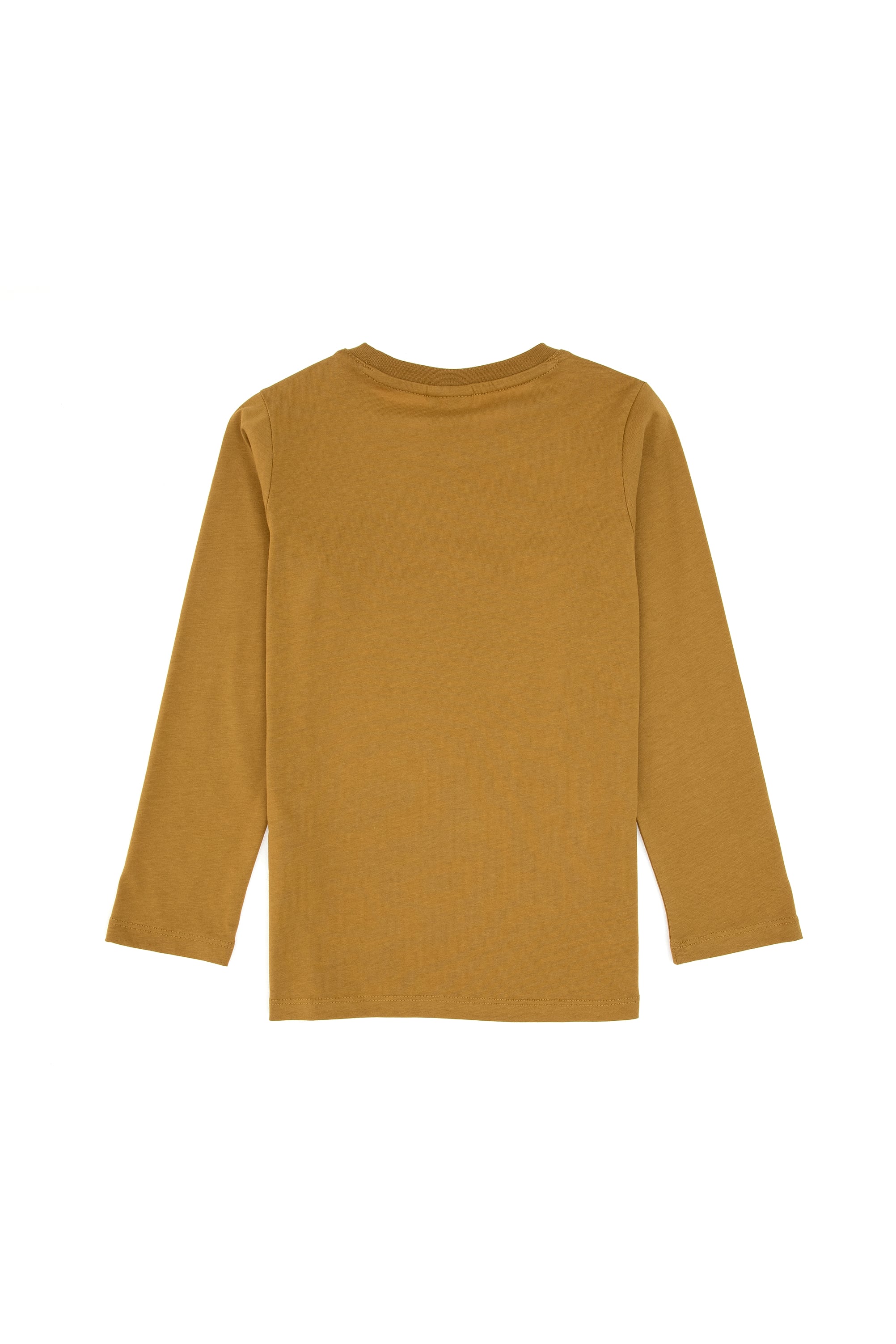 Erkek Çocuk Hardal Bisiklet Yaka Süprem Sweatshirt