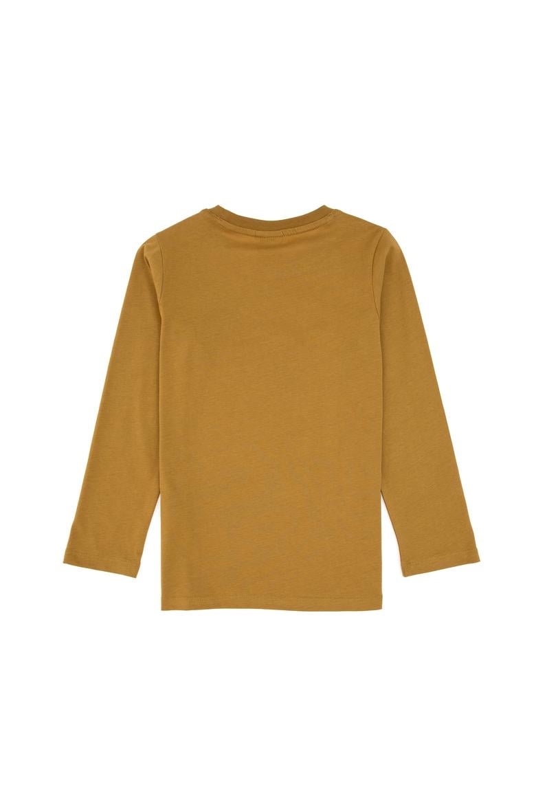 Erkek Çocuk Hardal Bisiklet Yaka Süprem Sweatshirt - 50316595025