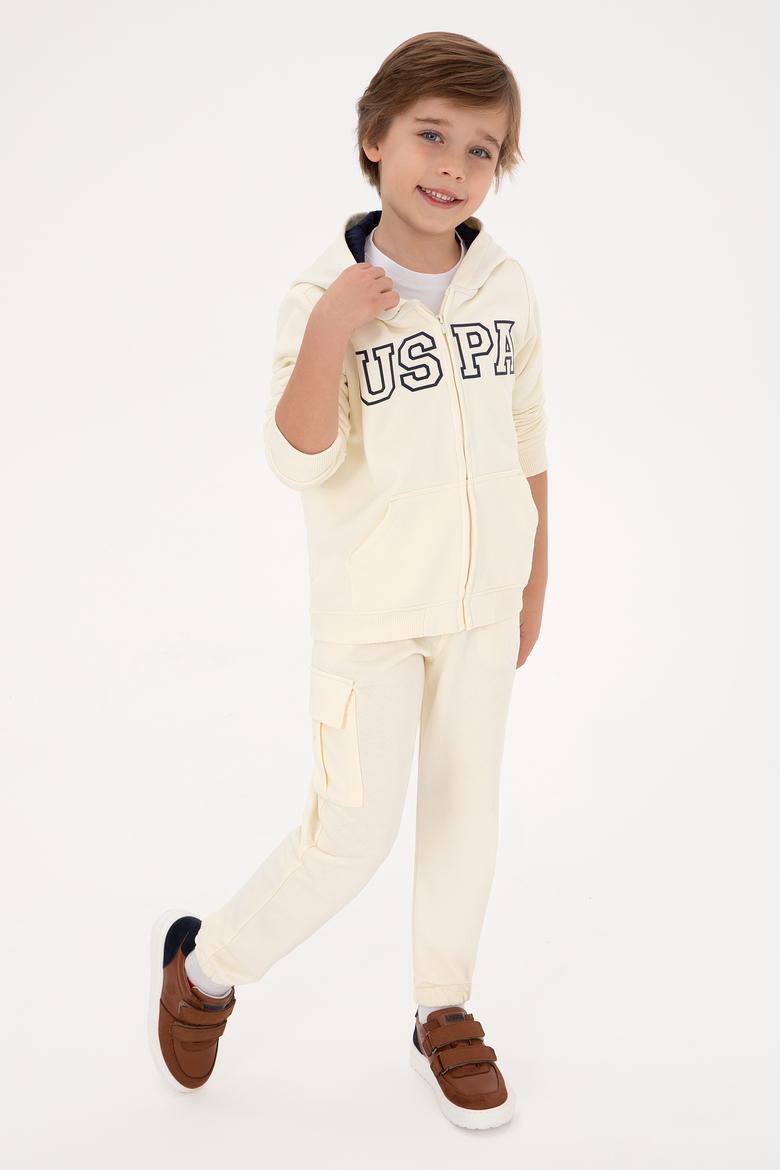 Erkek Çocuk Krem Örme Hırka - 50313844107