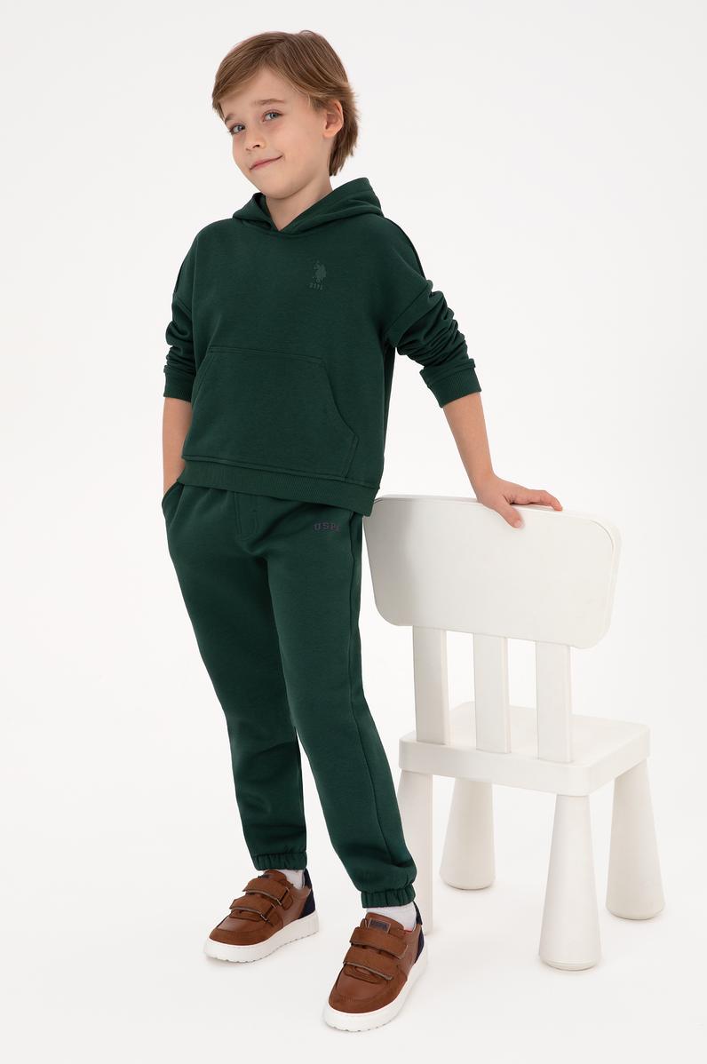 Erkek Çocuk Koyu Yeşil Eşofman Altı