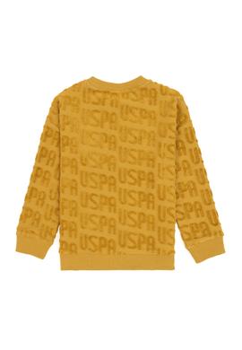 Erkek Çocuk Hardal Bisiklet Yaka Sweatshirt - 50308515040