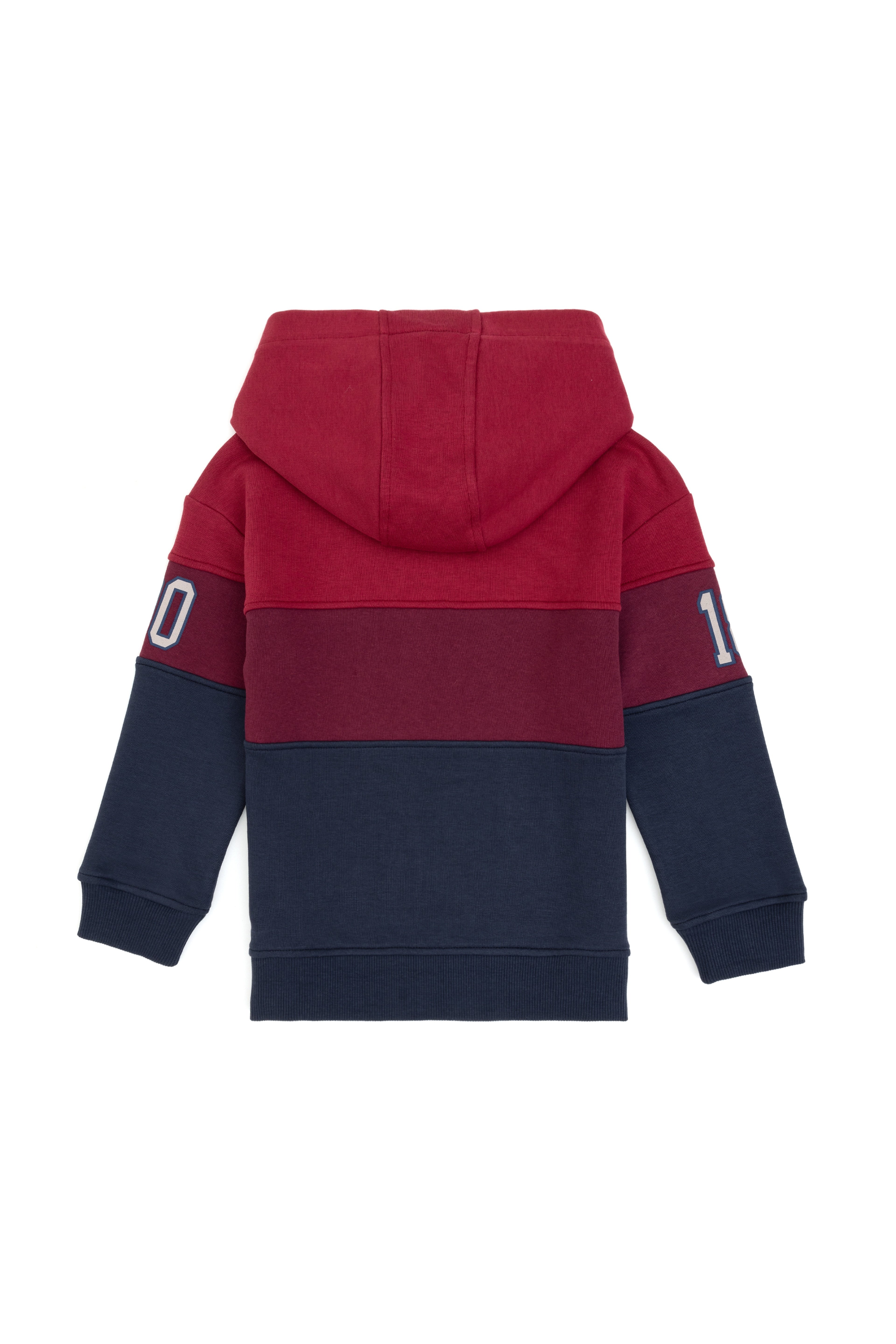 Erkek Çocuk Açık Lacivert Kapüşonlu Sweatshirt - Image 5