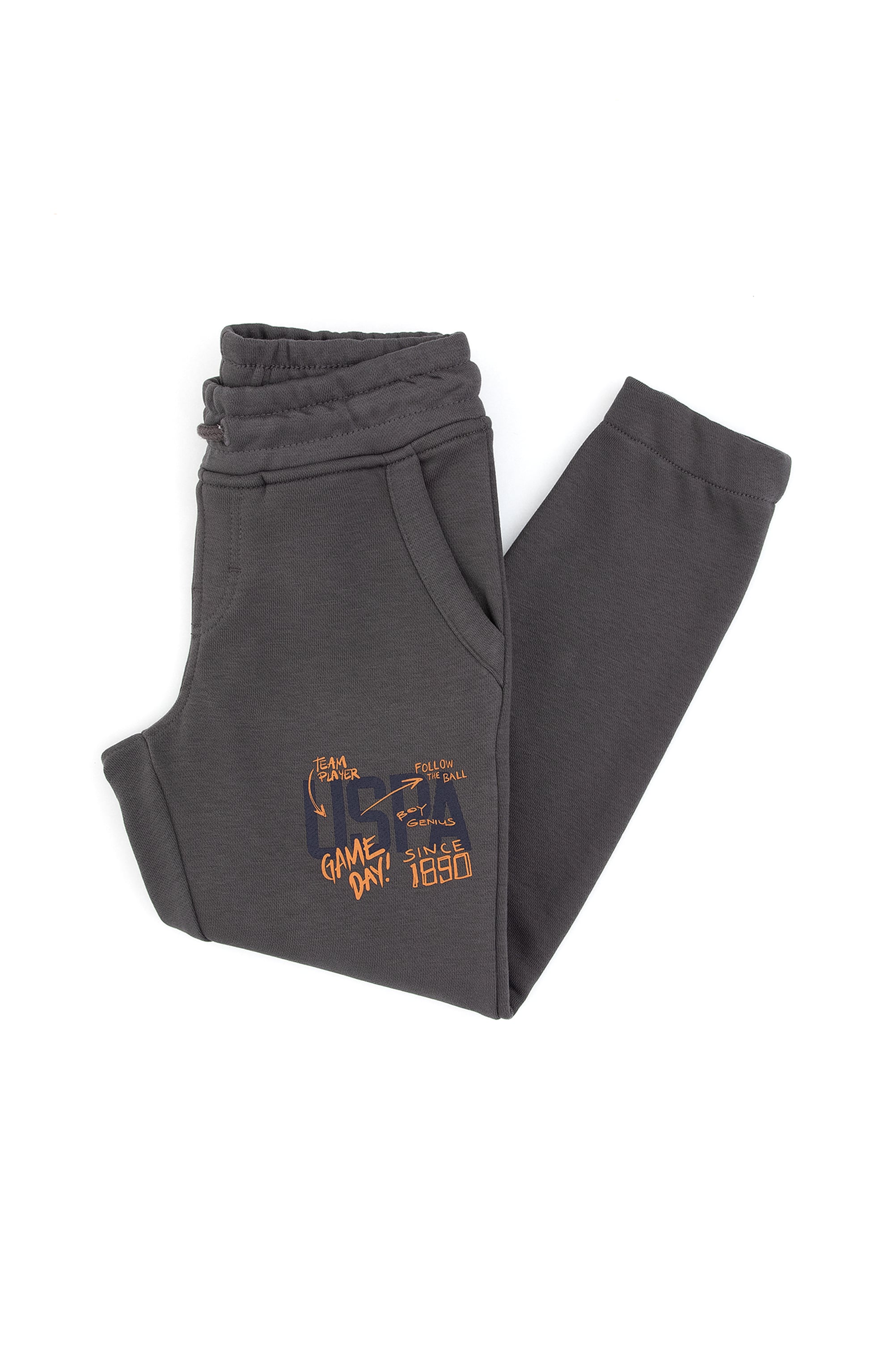 شلوار ورزشیخاکستری رگولار پسرانه یو اس پولو | U.S. Polo Assn. - تصویر 3