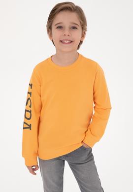 Erkek Çocuk Mango Bisiklet Yaka Basic Sweatshirt - 50313831086