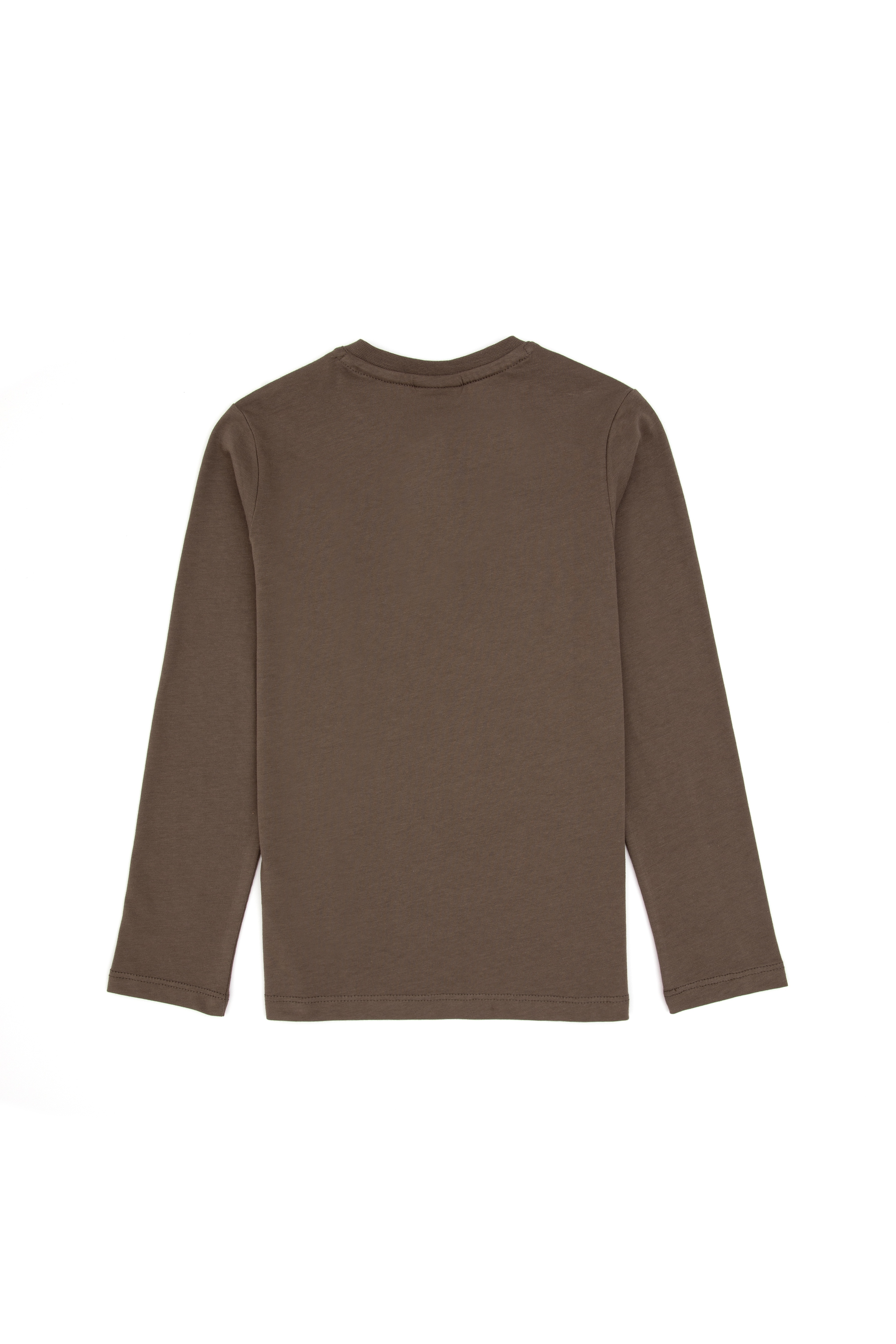 Erkek Çocuk Vizon Bisiklet Yaka Sweatshirt
