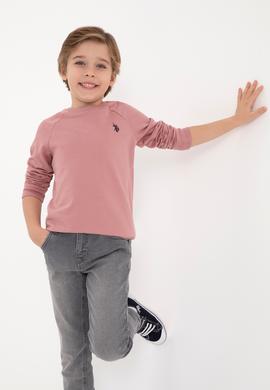 Erkek Çocuk Orkide Basic Bisiklet Yaka Sweatshirt - 50313832106