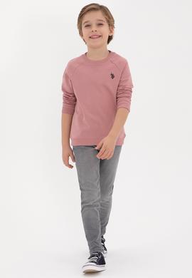 Erkek Çocuk Orkide Basic Bisiklet Yaka Sweatshirt - 50313832106