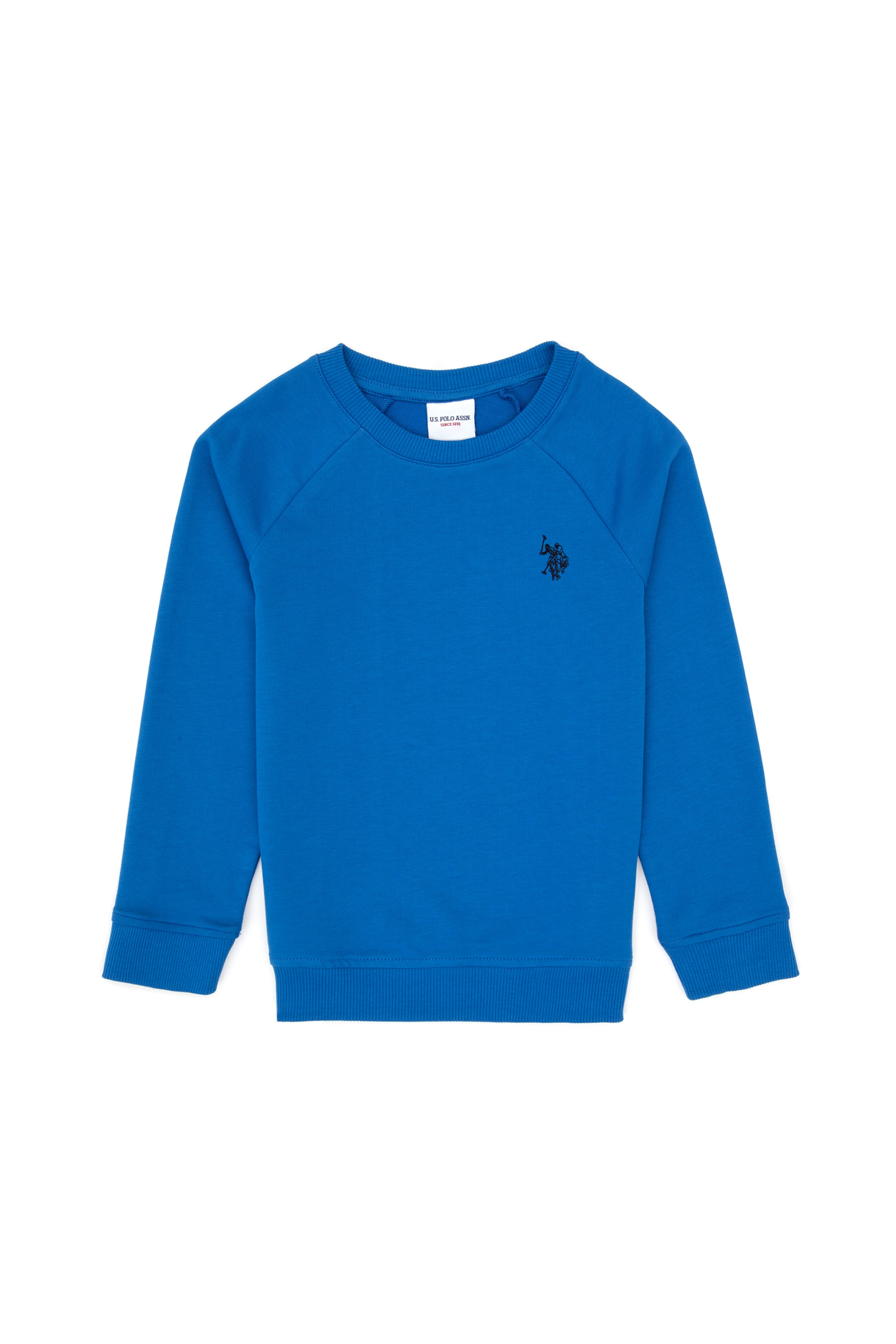 Erkek Çocuk Saks Basic Bisiklet Yaka Sweatshirt - Image 3