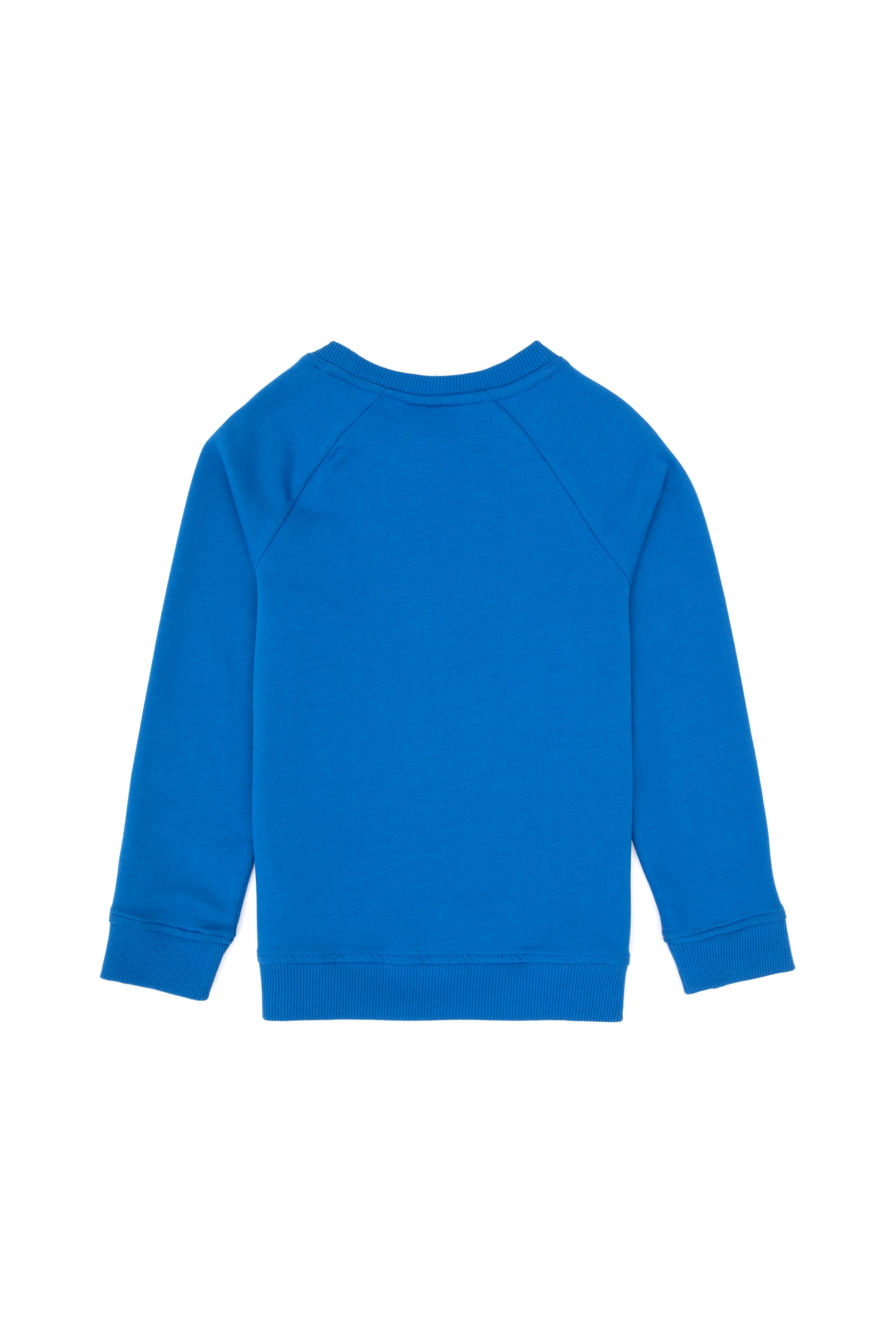Erkek Çocuk Saks Basic Bisiklet Yaka Sweatshirt - Image 4