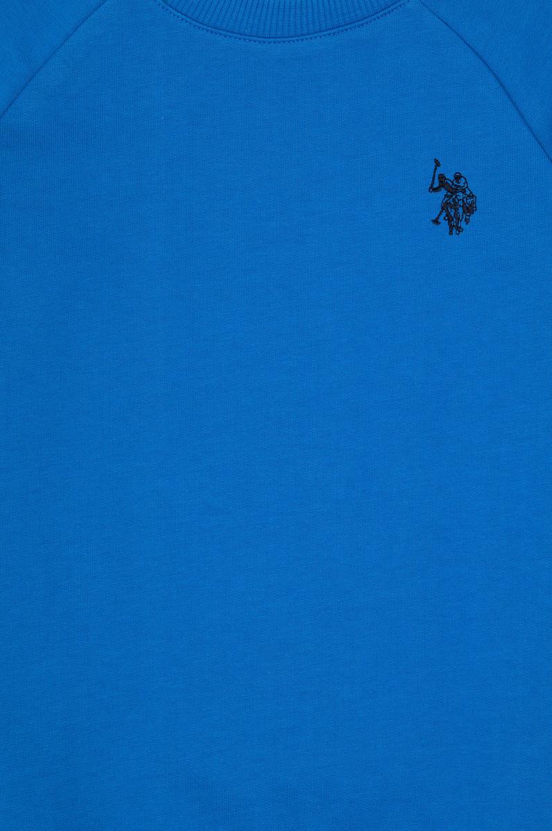 Erkek Çocuk Saks Basic Bisiklet Yaka Sweatshirt