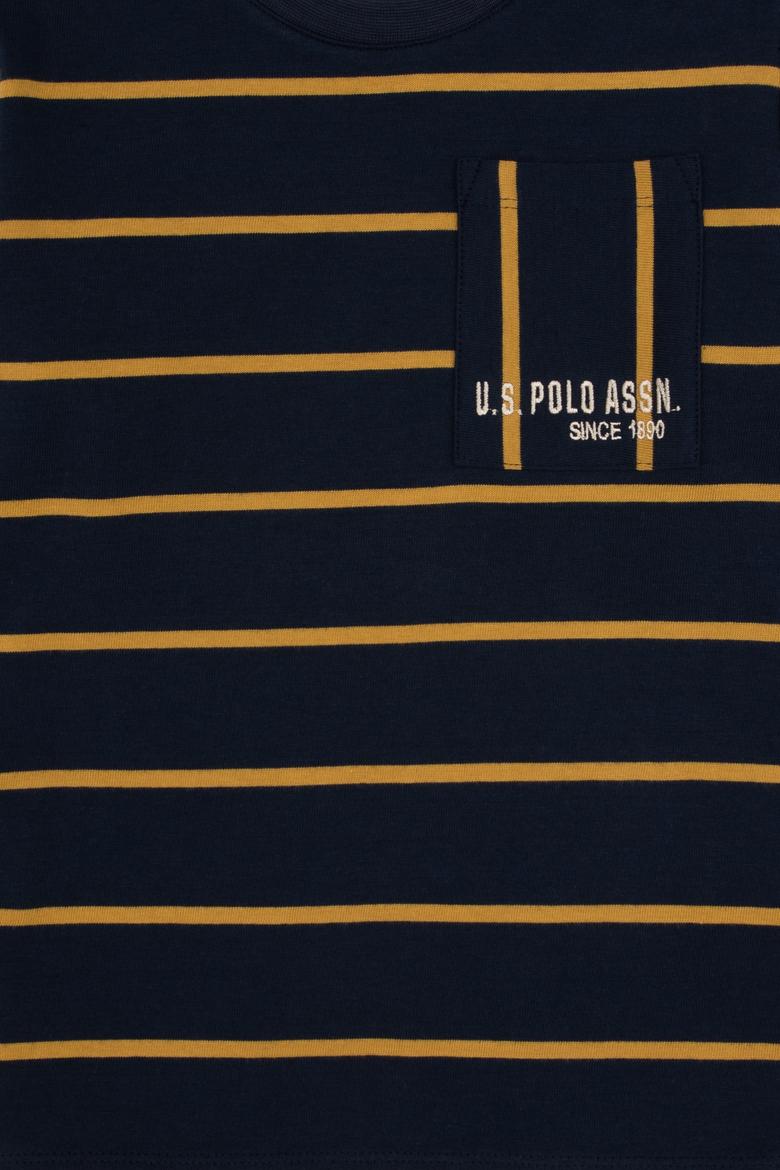 Erkek Çocuk Açık Lacivert Bisiklet Yaka Süprem Sweatshirt - 50316622015