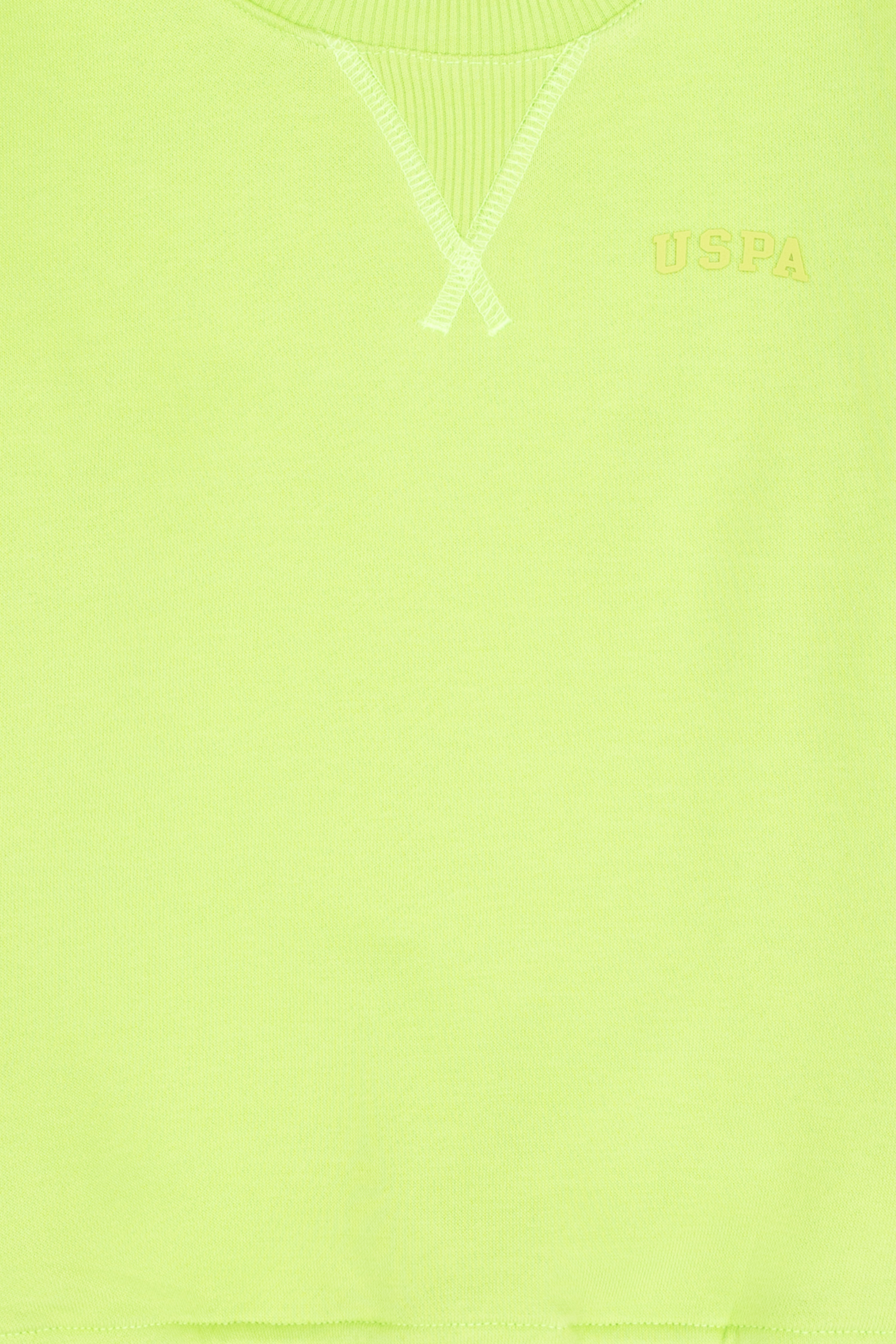 Erkek Çocuk Yeşil Bisiklet Yaka Basic Sweatshirt