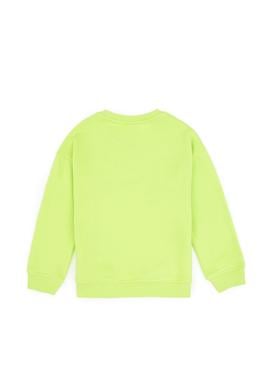 Erkek Çocuk Yeşil Bisiklet Yaka Basic Sweatshirt - 50313829122