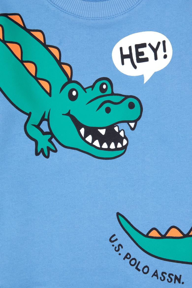 Erkek Çocuk Açık Mavi Sweatshirt - 50316536021