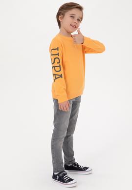 Erkek Çocuk Mango Bisiklet Yaka Basic Sweatshirt - 50313831086