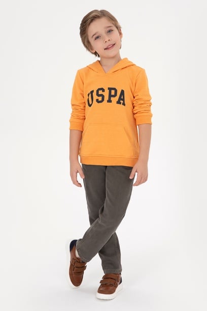 Erkek Çocuk Mango Kapüşonlu Basic Sweatshirt