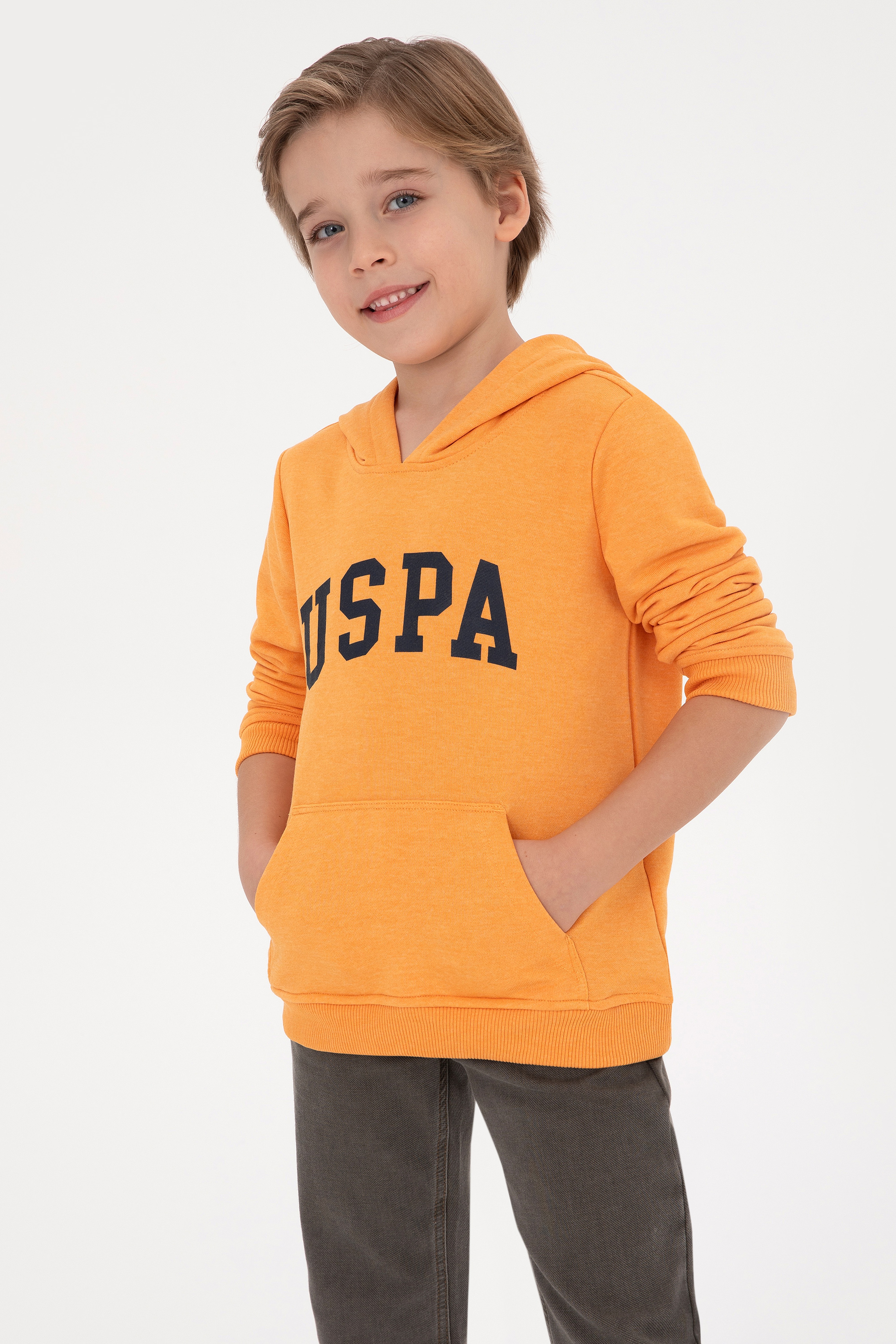 Erkek Çocuk Mango Kapüşonlu Basic Sweatshirt - Image 1