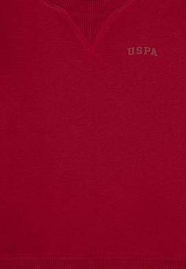 Erkek Çocuk Koyu Frambuaz Bisiklet Yaka Basic Sweatshirt - 50313829173