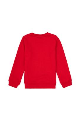 Erkek Çocuk Kırmızı Bisiklet Yaka Sweatshirt - 50316519002