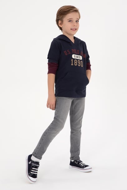 Erkek Çocuk Açık Lacivert Sweatshirt